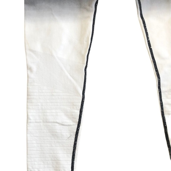 Zyia Black White Ombre Performance 7/8 24” Legging Tights L Crossfit Workout - Picture 5 of 6